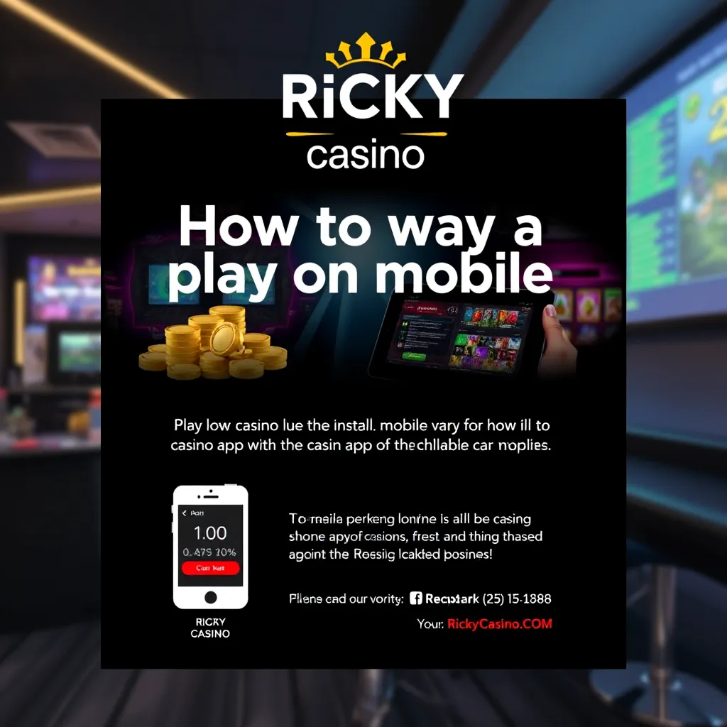 How to Play on Mobile and Install the Ricky Casino App